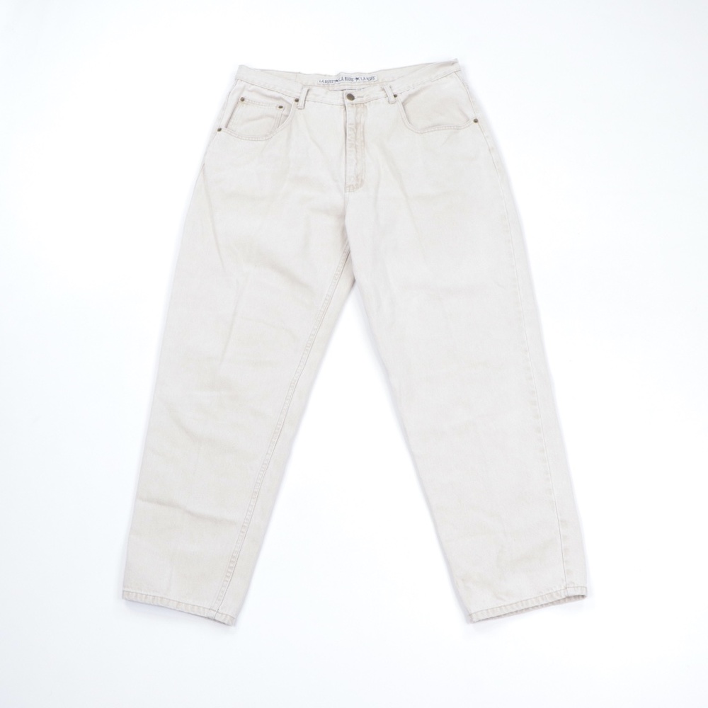 Vintage 90s Streetwear Loose Fit Jeans Khaki